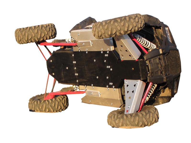 Osłony Iron Baltic Polaris RZR 1000 XP (aluminium/plastic)