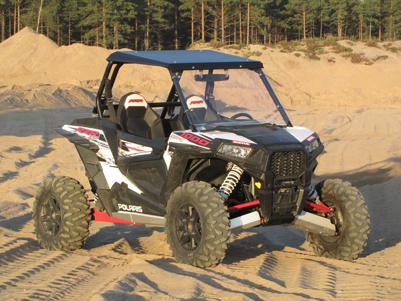 Osłony Iron Baltic Polaris RZR 1000 XP (aluminium/plastic)
