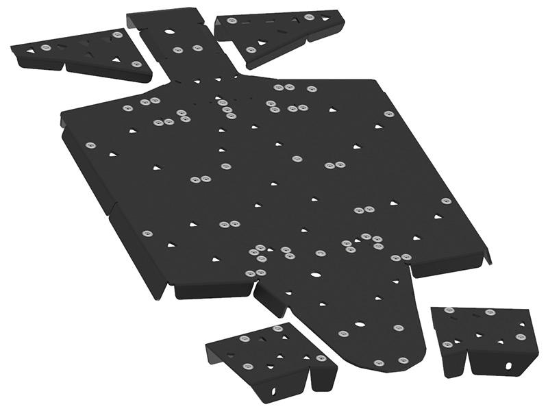 Osłony Iron Baltic Polaris RZR 900 S / RZR 1000 S, HDPE