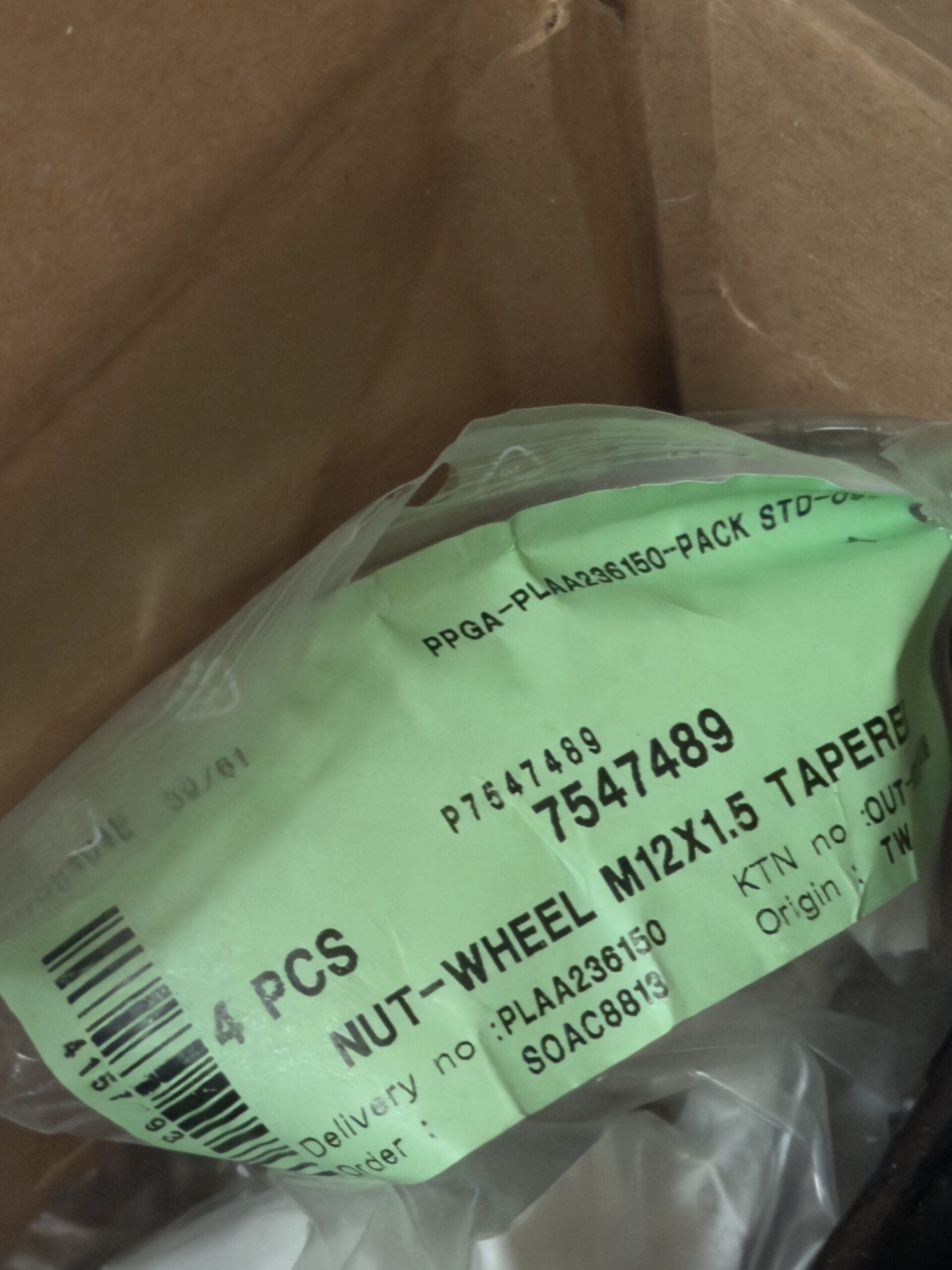 Stożkowe Koło Nakrętkowe Polaris M12x1.5 7547489