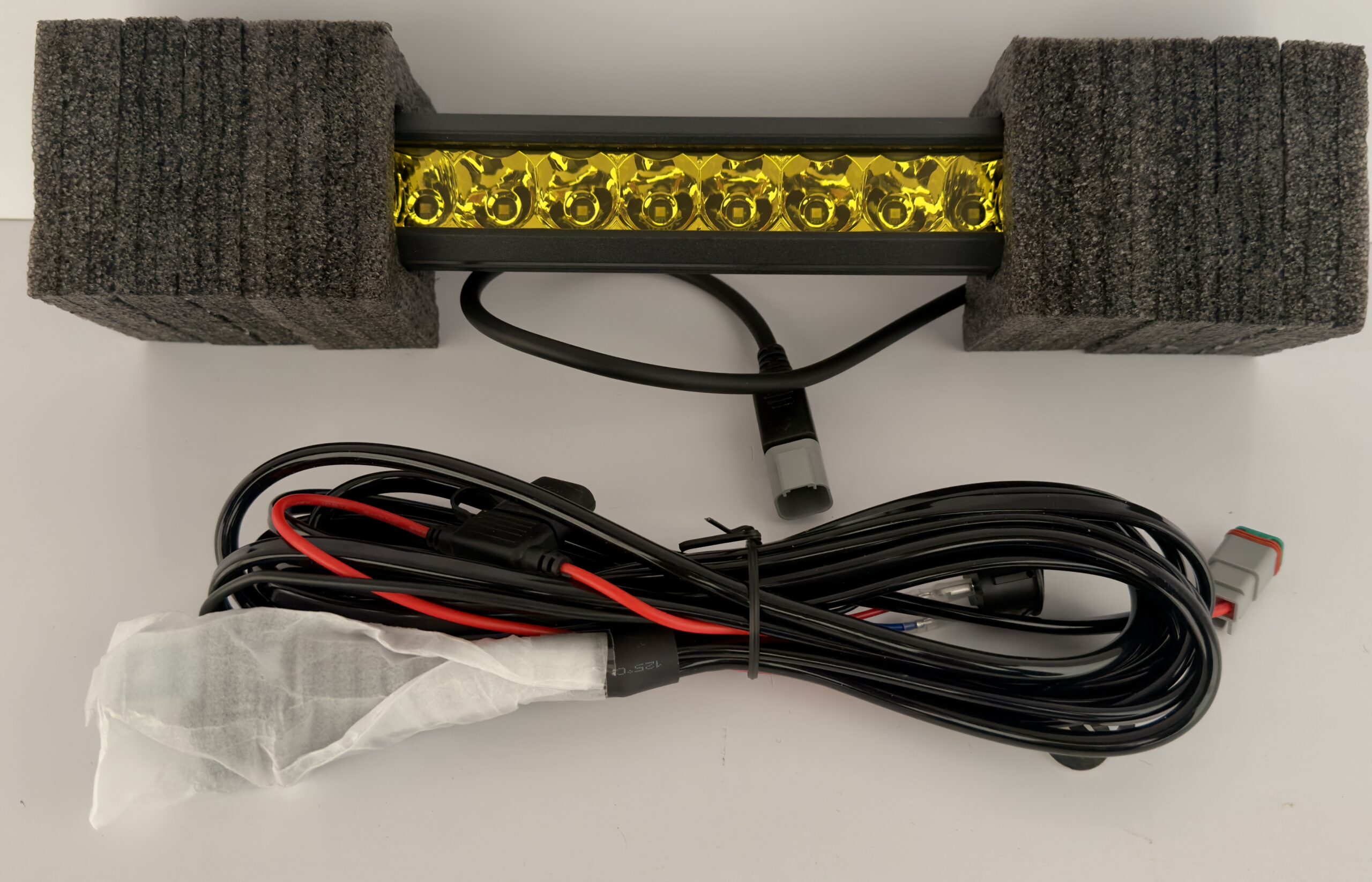 Lampa LED HDProtect 10″ 50W Żółty/Gold