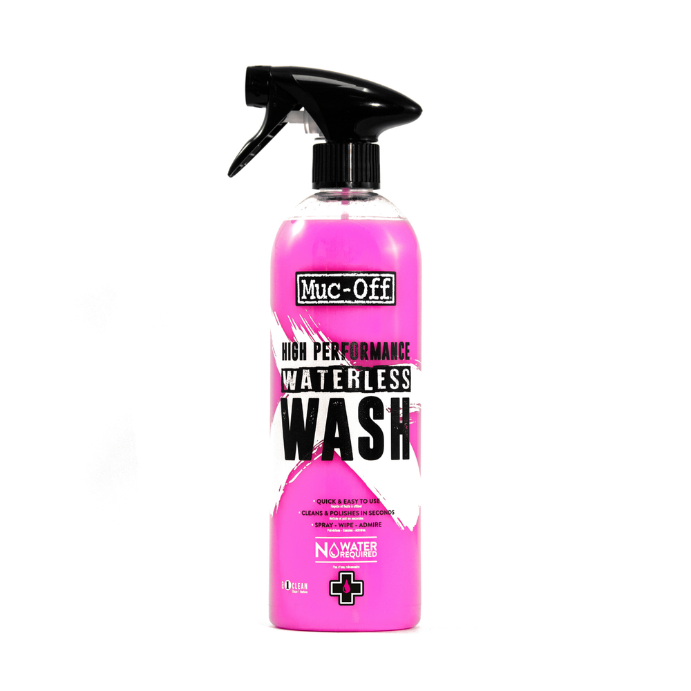 Muc-Off 1132 – Preparat do skutecznego mycia motocykla bez użycia wody – 750ml – High Performance Waterless Wash