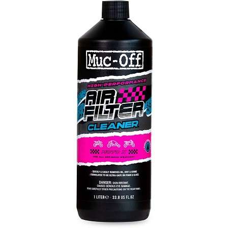 Muc-Off 20213 – Biodegradowalny płyn do czyszczenia gąbkowych filtrów powietrza – 1l – Air Filter Cleaner
