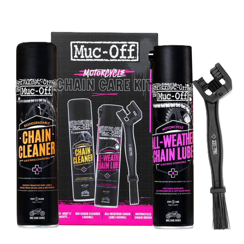Muc-Off 21069 – Zestaw do pielęgnacji łańcucha Motorcycle Chain Care Kit