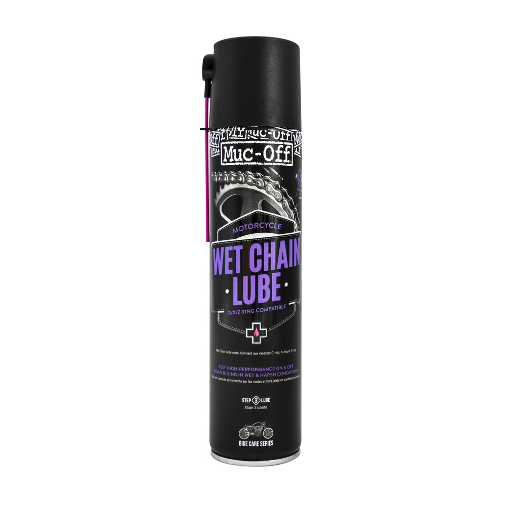 Muc-Off 611 – Smar do łańcucha odporny na wodę – 400ml – Wet Weather Chain Lube