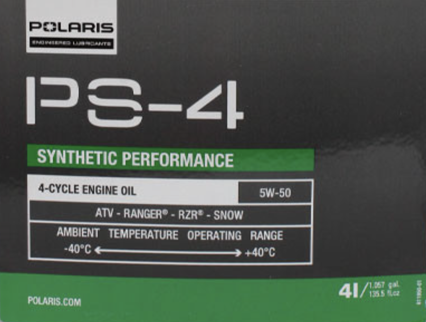 Olej Polaris PS-4 5W50 4L